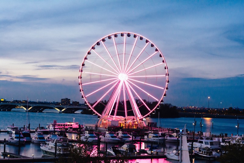 the capital wheel, ferris wheel, photography, hd, 4k