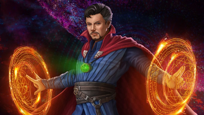 doctor strange, hd, 4k, superheroes, digital art, artwork, behance