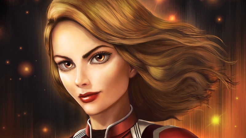 captain marvel, artwork, hd, artwork, digital art, deviantart
