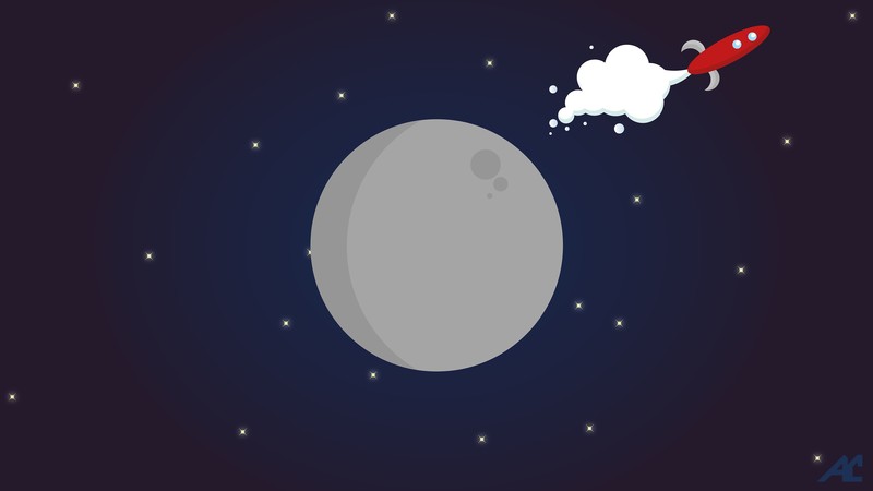rocket, space, minimalism, minimalist, artist, artwork, illustration, digital art, hd, 4k, behance