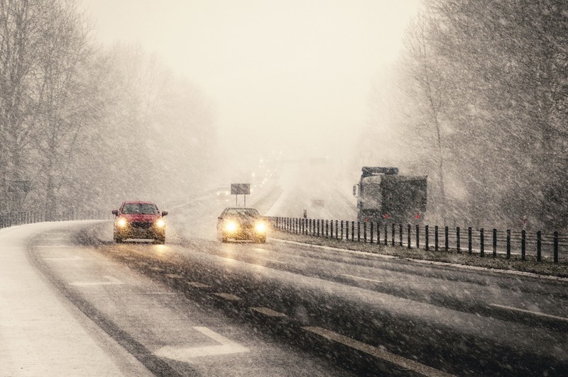 snow, photography, highway, hd, 4k, 5k