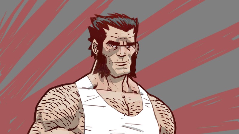 wolverine, superheroes, hd, behance, 4k