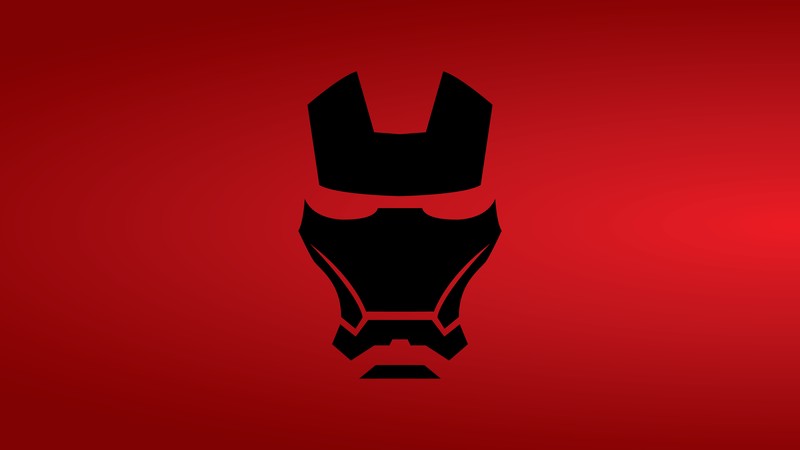 iron man, minimalism, minimalist, superheroes, hd, 4k, 5k, 8k, red
