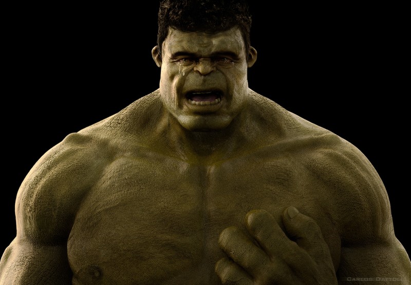 hulk, superheroes, hd, behance, 4k, sad, crying
