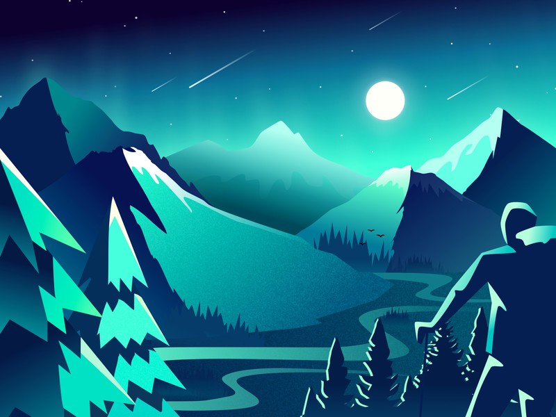 minimalist, minimalism, artist, artwork, digital art, hd, dribbble