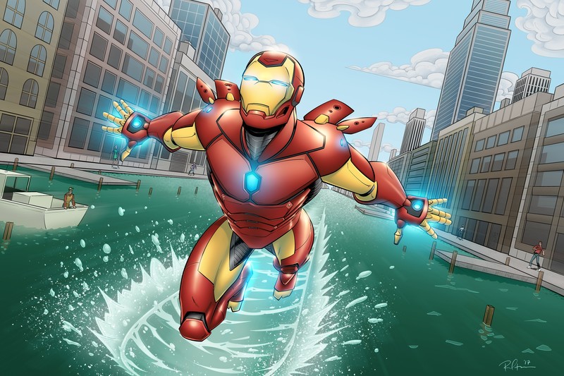 iron man, hd, superheroes, artwork, artist, deviantart