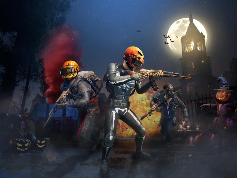 pubg, playerunknowns battlegrounds, 2018 games, games, hd, 4k, halloween