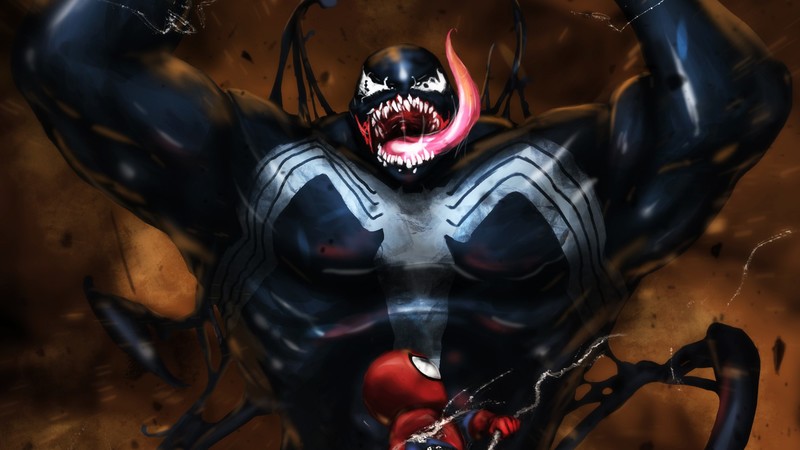 venom, spiderman, hd, artwork, art, artist, digital art, deviantart