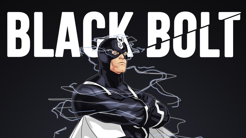 black bolt, superheroes, deviantart, hd, 4k, 5k, 8k