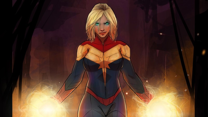 captain marvel, hd, artwork, artist, artstation, superheroes, art