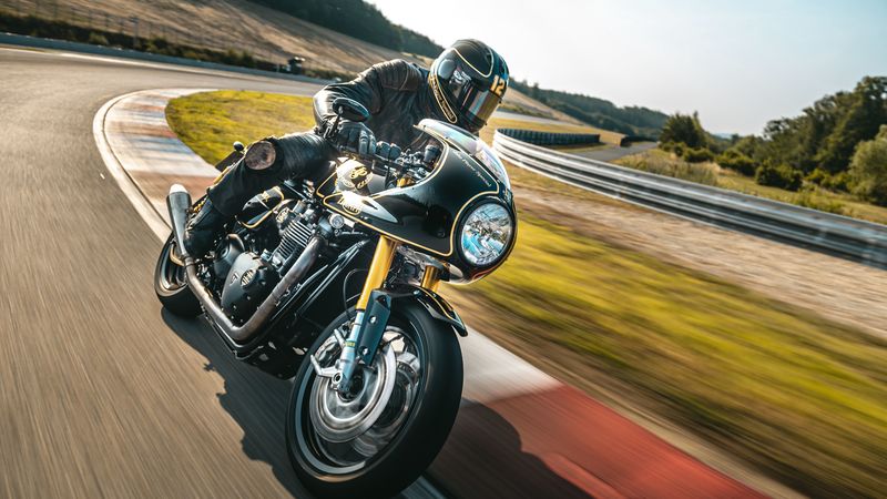 motorcycle, motorcyclist, bike, track, road, speed, 4k