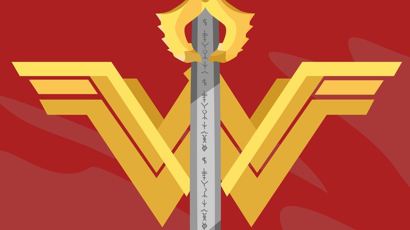 wonder woman, superheroes, minimalism, minimalist, hd, 4k, 5k, deviantart