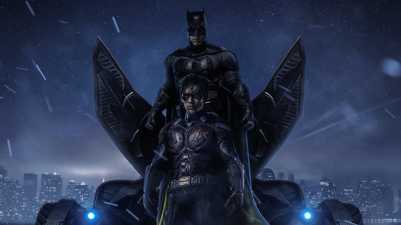 batman, robin, titans, hd, artwork, superheroes, digital art, behance, artist