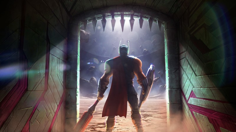 marvel contest of champions, games, hd, marvel, 4k, behance, thor