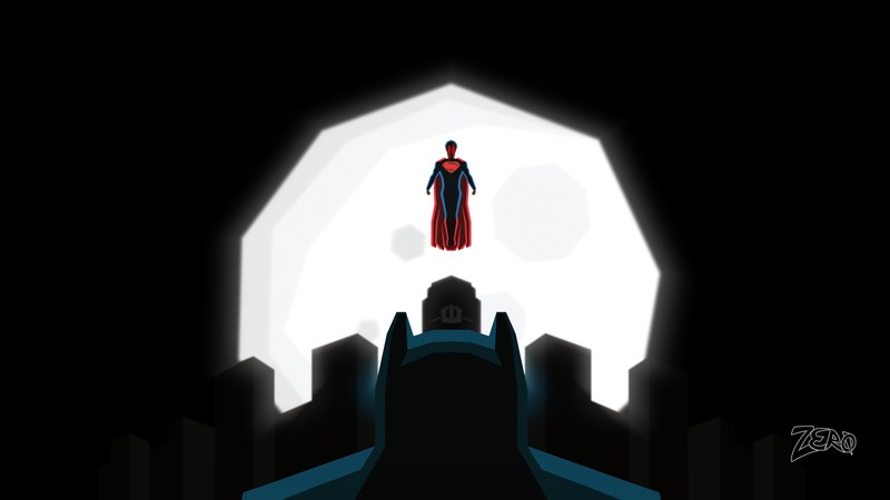 superman, batman, hd, 4k, artwork, superheroes