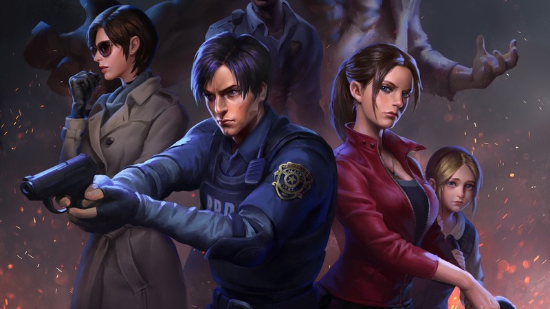 resident evil 2, games, 2019 games, hd, artwork, digital art, artstation
