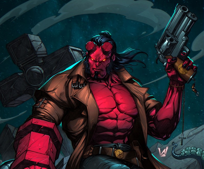 hellboy, 4k, hd, superheroes, artwork, digital art, art