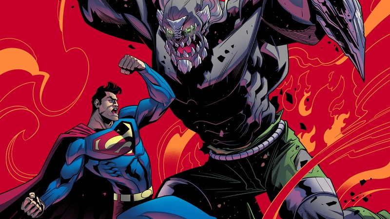 superman, doomsday, superheroes, hd, 4k, behance