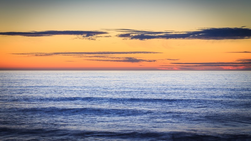 sunset, nature, hd, 4k, ocean