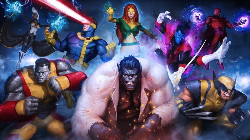 marvel contest of champions, games, hd, marvel, 4k, behance, x men, wolverine