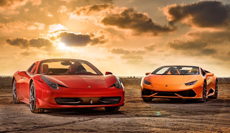 ferrari 488, ferrari, hd, cars, lamborghini huracan, lamborghini