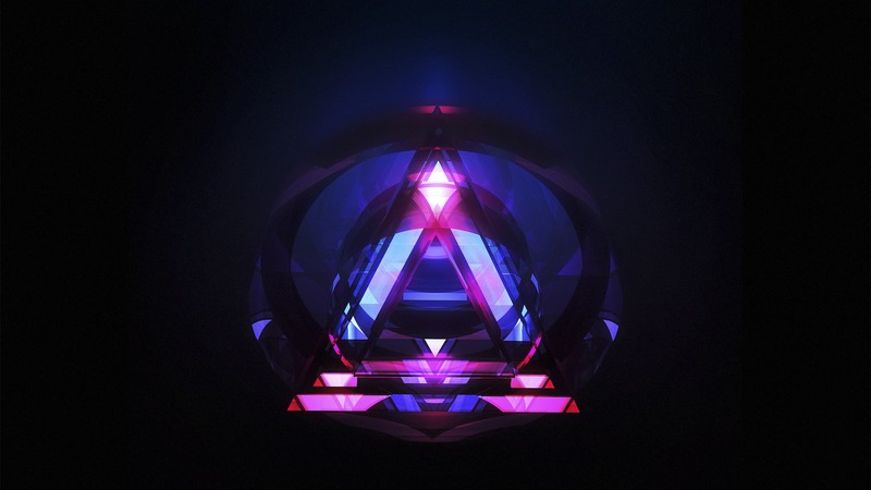 abstract, hd, deviantart, triangle