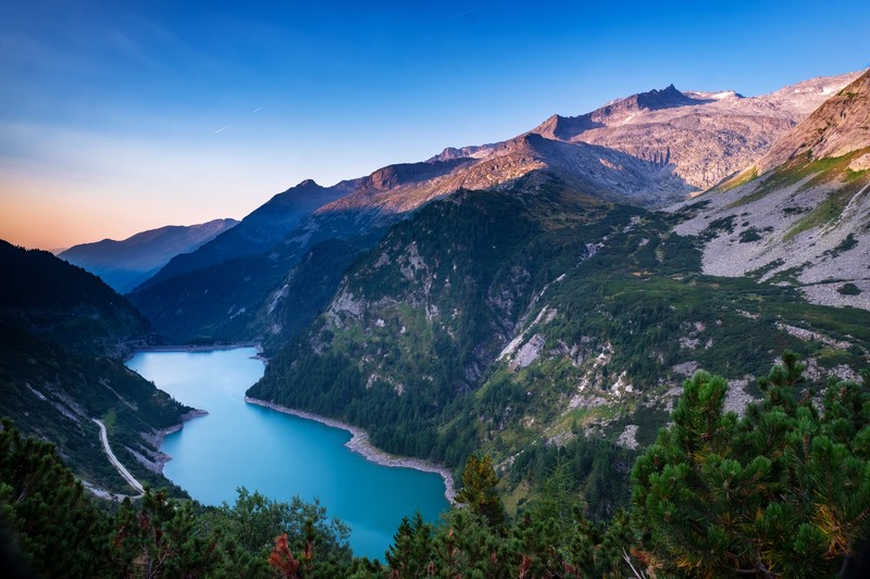 mountains, nature, river, hd, 4k, 5k, sky