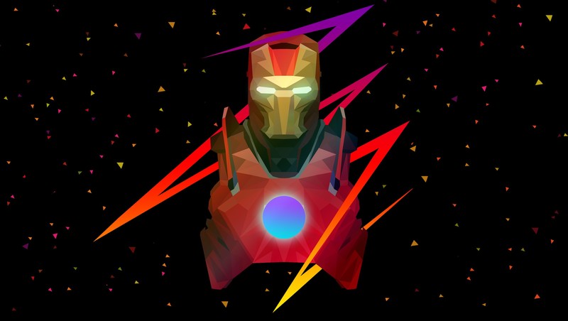 iron man, superheroes, artist, artwork, digital art, hd, behance, low poly
