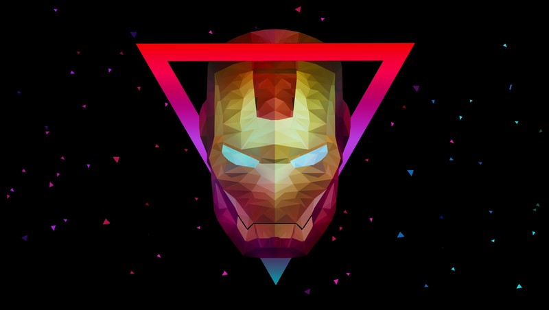 iron man, superheroes, artist, artwork, digital art, hd, behance, low poly