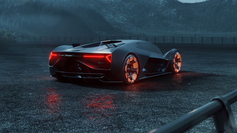 lamborghini terzo millennio, lamborghini, concept cars, electric cars, hd, 2019 cars, digital art, artist, artwork, behance
