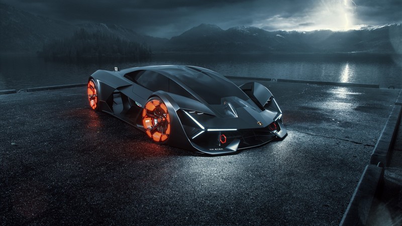 lamborghini terzo millennio, lamborghini, concept cars, electric cars, hd, 2019 cars, digital art, artist, artwork, behance