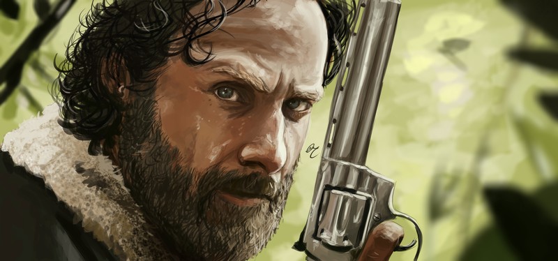 the walking dead, tv shows, hd, 4k, andrew lincoln, 5k, artwork, digital art, artist
