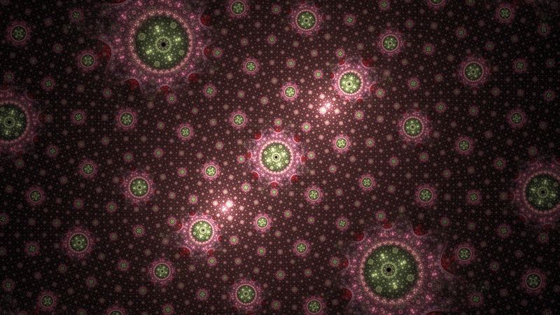 fractal, pattern, glow, optical illusion, abstraction, 4k