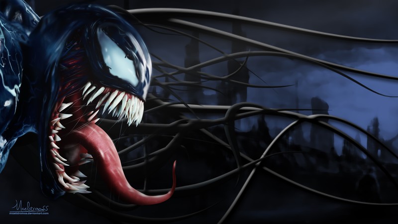 venom movie, venom, 2018 movies, movies, hd, 4k, 5k, artwork, artist, deviantart