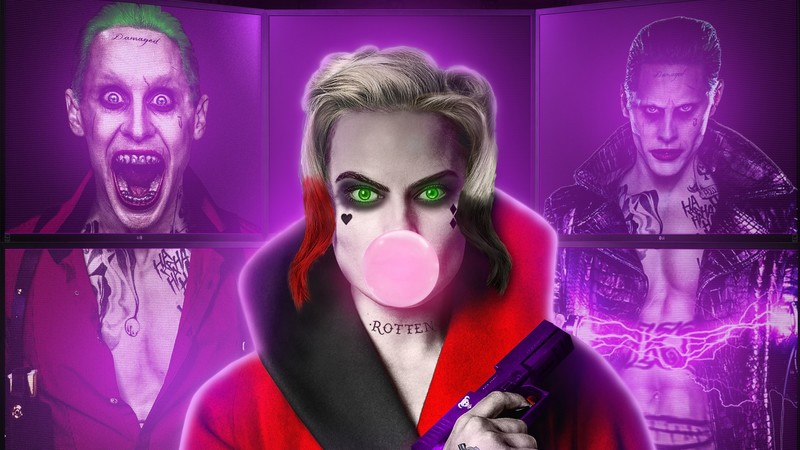 harley quinn, artist, digital art, hd, supervillain, artstation