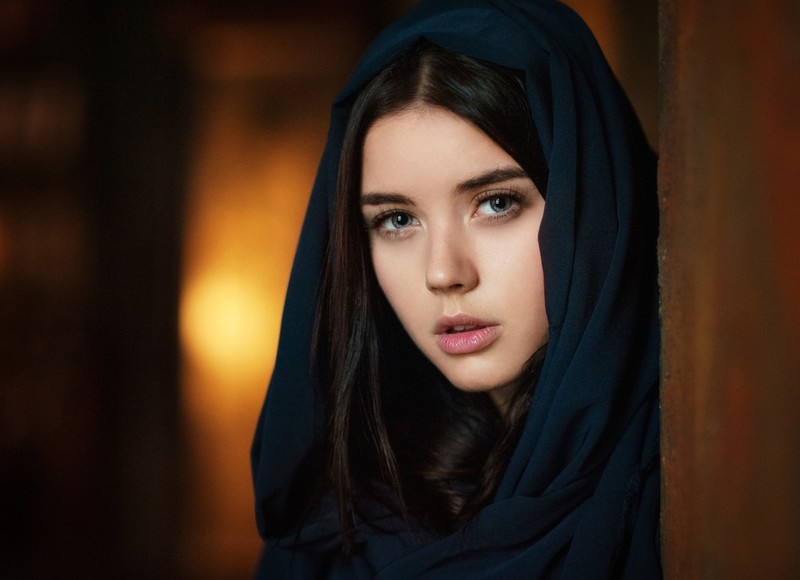 blue eyes, girls, model, hd, portrait