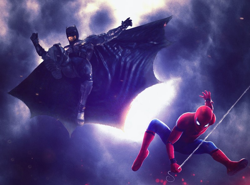 batman, spiderman, superheroes, hd