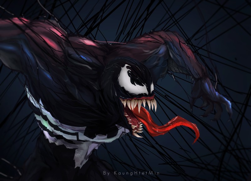 venom, superheroes, hd, 4k, 5k, artist, digital art, artwork