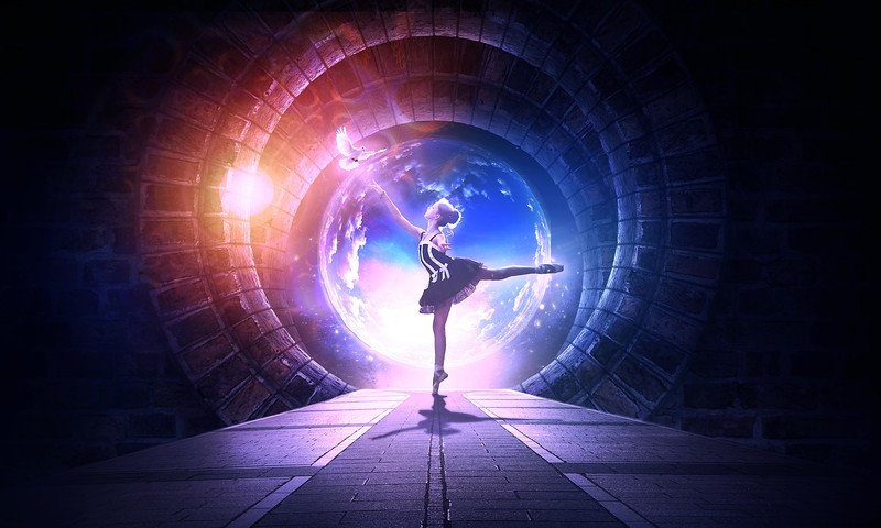 dancer, angel, ballerina, fantasy, artist, artwork, digital art, hd, deviantart