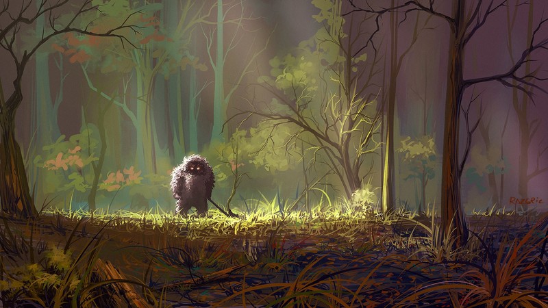 artist, forest, artwork, digital art, hd, deviantart