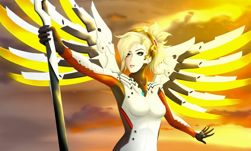 mercy overwatch, overwatch, games, xbox games, ps games, pc games, hd, artwork, artist, digital art, 4k, deviantart