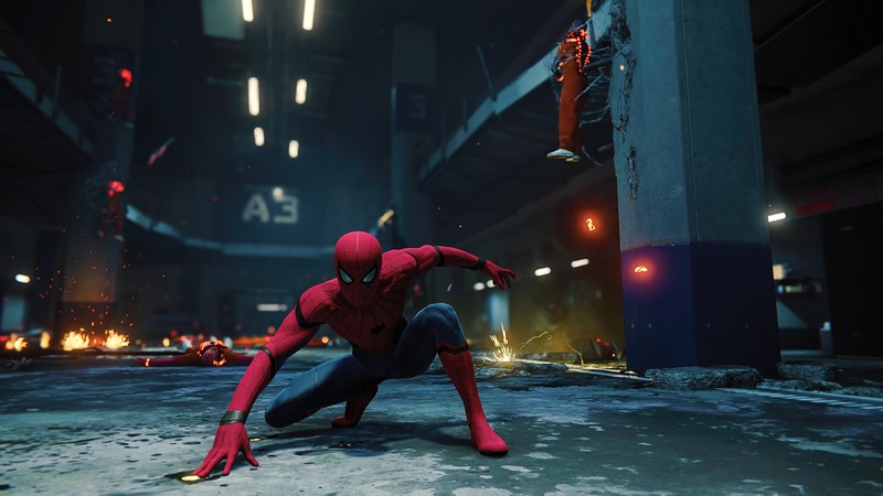 spiderman ps4, spiderman, superheroes, games, hd, 4k, 2018 games, ps games