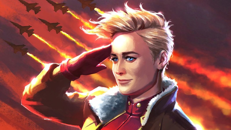 captain marvel movie, captain marvel, 2019 movies, movies, hd, artwork, artstation, digital art, brie larson, carol danvers