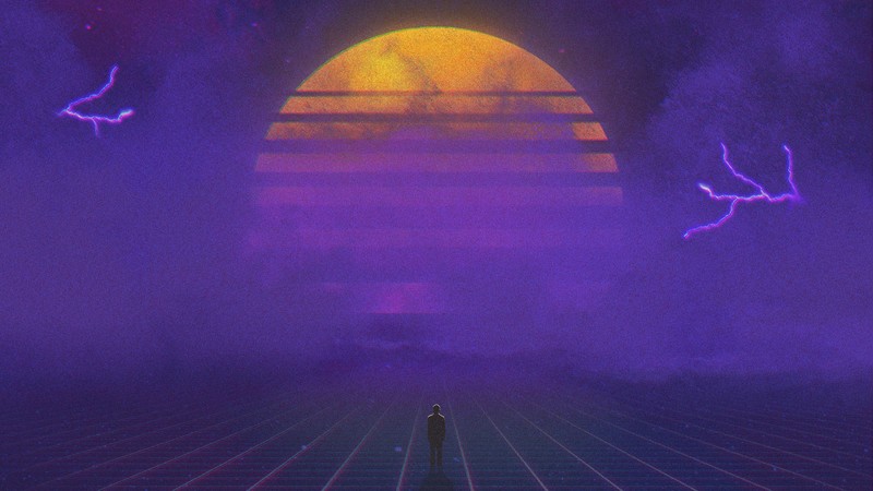 retrowave, abstract, artist, artwork, digital art, hd, 4k, behance, minimalism, minimalist