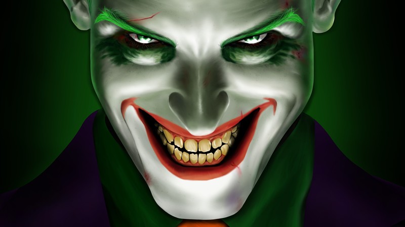 joker, smiling, 5k, 4k, hd, artwork, artist, digital art, supervillain, deviantart