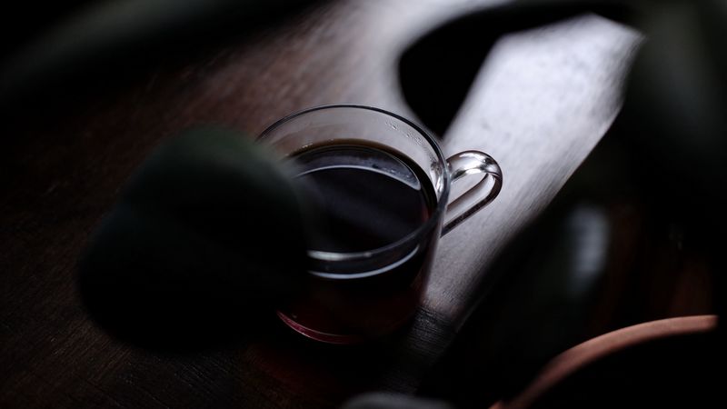 cup, tea, drink, dark, 4k