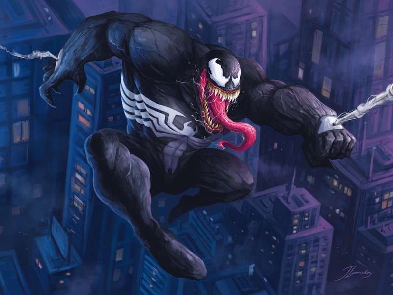 venom, superheroes, hd, 4k, artwork, artist, digital art, dribbble