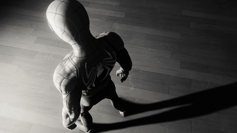 spiderman ps4, spiderman, monochrome, superheroes, games, hd, 4k, 2018 games, ps games