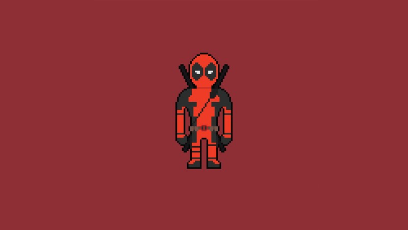 pixel, deadpool, art, 4k, hd, artwork, artist, digital art, superheroes