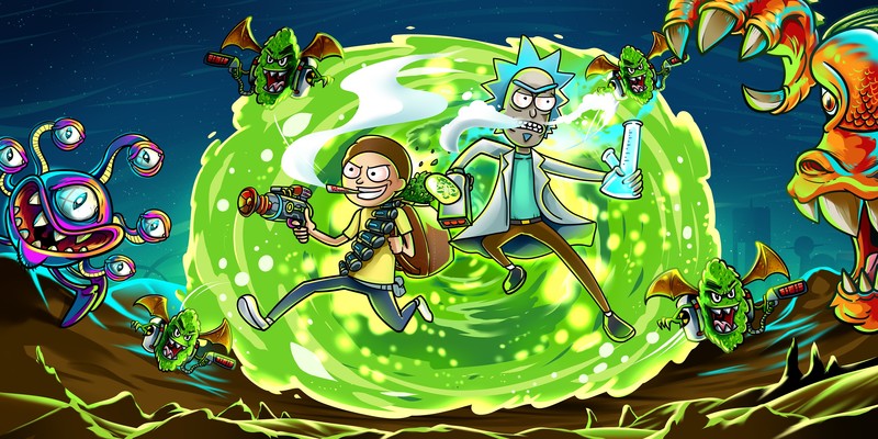 rick and morty, tv shows, hd, 4k, illustration, behance, artist, artwork, digital art